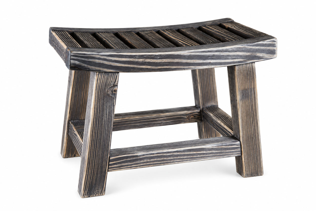 Stool with backrest