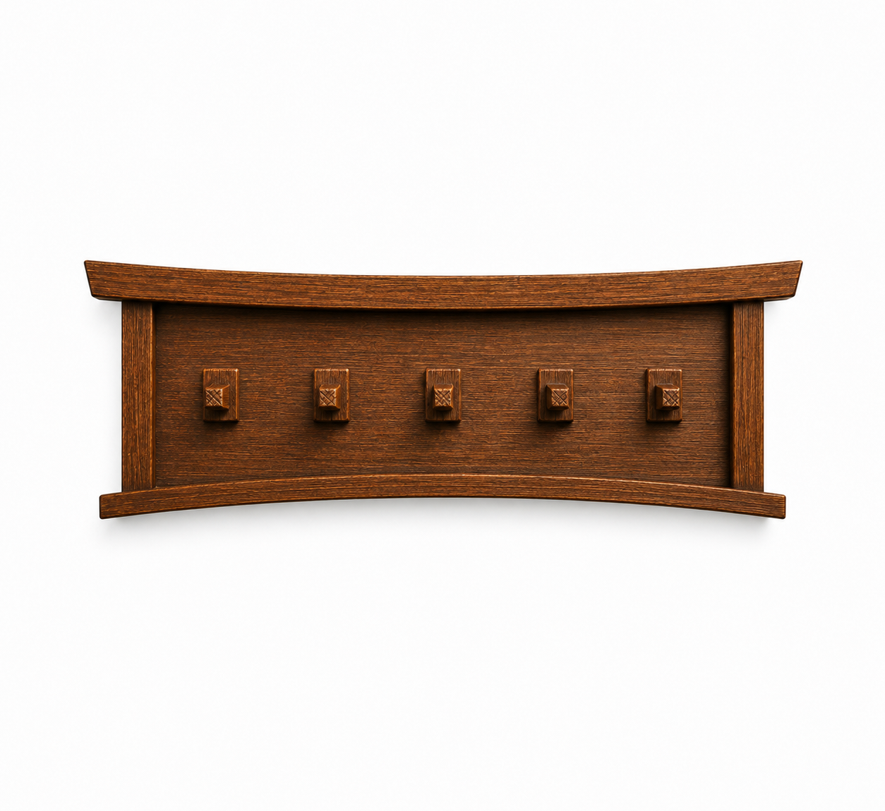 Brown wall rack